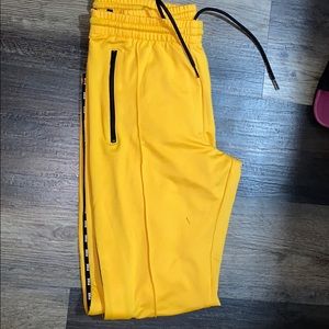 Yellow PINK track pants